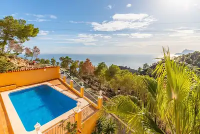 Image de Villa 'Macondo Altea Hills' avec vue sur la mer, Wi-Fi et climatisation