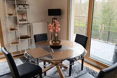 Image de Appartement 'Chez Sibylle Chevreuse Saclay' avec balcon, Wi-Fi et climatisation