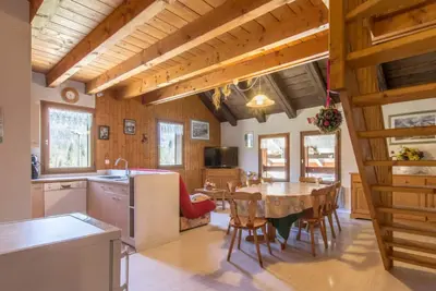 Image de Appartement 'Pervenche - Résidence Le Visigny' avec vue sur les montagnes, balcon et Wi-Fi