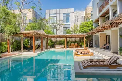 Image de Penthouse Paradise with Rooftop splash pool in fabulous Tulum with Ac, WiFi