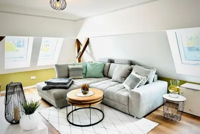 Image de Spacious attic studio \"Silberberg\" new with Air Conditioning, in the heart of Schneeberg