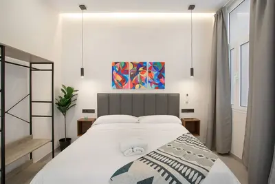Image de Studio de vacances 'Estudio Interior' avec terrasse partagée, Wi-Fi et climatisation