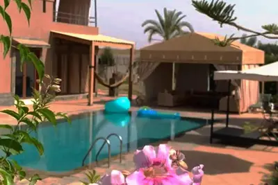 Image de Auberge Kenza Villa ferme hôte piscine chauffée vue Grand Atlas