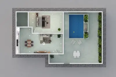 Image de Cozy 1-bedroom villa with Ac and WiFi in charming