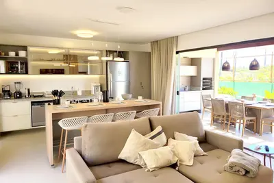 Image de Imbassaí Bungalow A6 with 2 suites and sea and river views