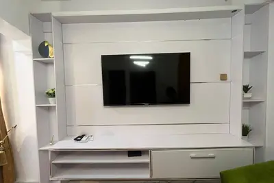 Image de Cozy 2-bedroom apartment in Ikeja with Ac, WiFi, & fully equipped kitchen.