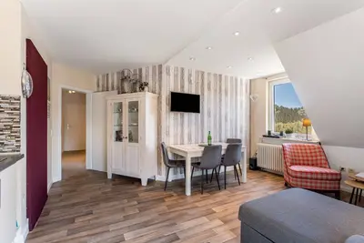 Image de Appartements Löwenstein FeWo 6 avec jardin commun, balcon et Wi-Fi