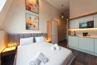 Bright Studio Apartment in Central Hastings