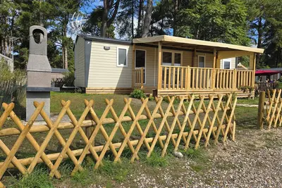 Mobil home neuf 1 suite parentale + 2 chambres  avec salle d eau et Wc séparés
