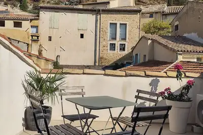 Image de Maison de village avec une superbe terrasse sur le toit
