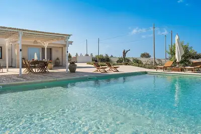 Image de Maison de vacances privée avec climatisation, Wifi, piscine privée, Tv, terrasse, vue panoramique