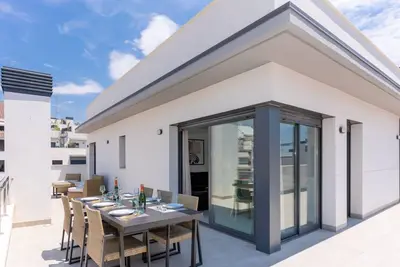 Image de Penthouse moderne Chicago à Sitges avec terrasse sur le toit