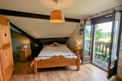 Image de Chambre familiale avec piscine et Spa à Anould