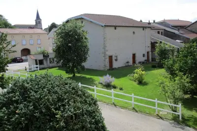 Image de Maison familiale avec cheminée, jardin et WiFi à Esley, Vosges