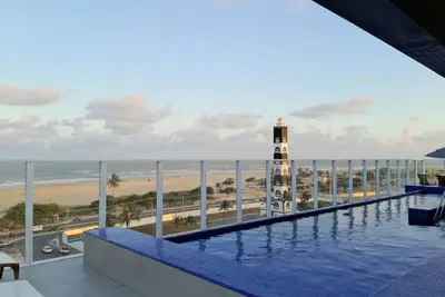 Image de Facing the beach, all rooms with sea views and a swimming pool on the terrace