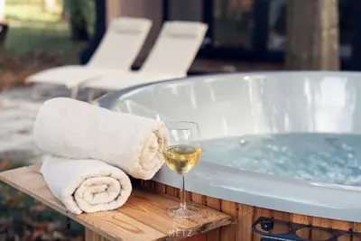 Image de Luxury Wellness Lodge in a quiet, wooded area on the Salland Ridge