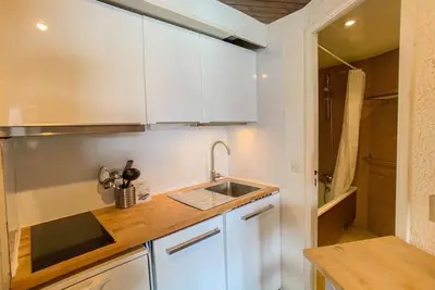 Image de À 100m des pistes de ski, 3ème étage, balcon, télévision, 25m², Tignes