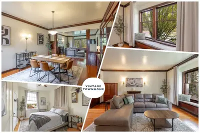 Image de New Historic Townhouse By Downtown. 9 mins from the airport, arena & nightlife.