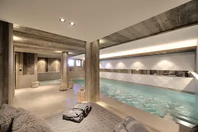 Image de Chalet \"My World\" avec piscine privée, jardin privé et Wi-Fi