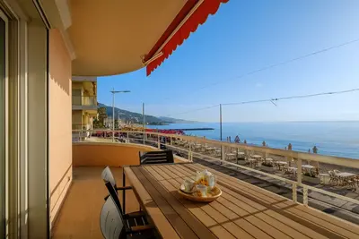 Image de Appartement avec vue panoramique sur la mer, Italie, Cap Martin et Montagnes, Wi-Fi et climatisation