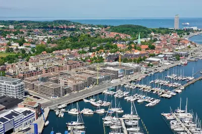 Image de Modern apartment with sea view, balcony and garage in the heart of Travemünde
