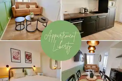 Image de D-Day Suites:Liberty 35m²/Centre Ville/4 pers/2min de la gare/15min d'Utah Beach