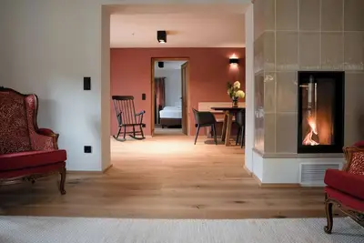 Image de 02 Liesl, 85 sqm, 2 bedrooms, balcony, sauna, tiled stove