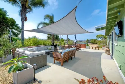 Enjoyable house with Ocean views and open space views in Oceanside.
