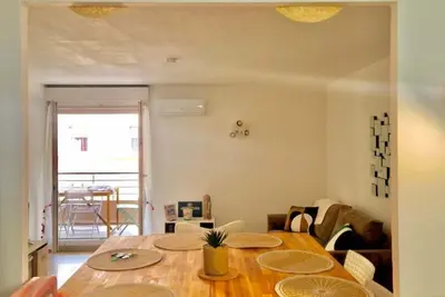 Image de T3 4 pers, 2 chambres, clim, proche autoroute