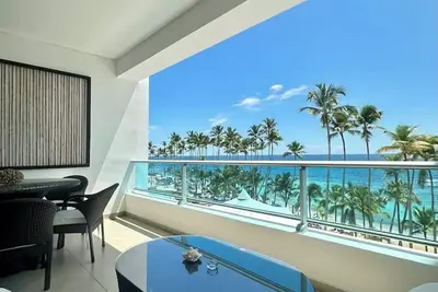 Marbella+SeaView Cozy+2br+3BDs+6Pax WiFi+TVSMart+OpenKitchen