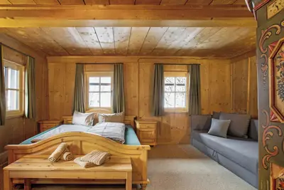 Image de Chambre 'Fuchswirt 06 - Doppelzimmer' avec vue sur la montagne, jardin partagé et Wi-Fi