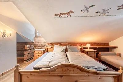 Image de Chambre 'Fuchswirt 02 - Doppelzimmer' avec vue sur la montagne, jardin partagé et Wi-Fi