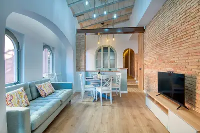 Image de Pati Blau 1: Charmant Appartement au Cœur de Caldes de Malavella