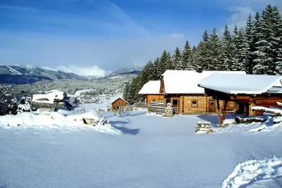 Image de Chalet \"Alpenchalets Weissenbacher-Fuchsbau\" avec vue sur les montagnes, terrasse et Wi-Fi