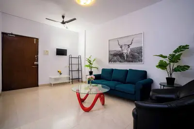 Image de 3 Bhk apartment, Sea Facing with Kitchen and living.