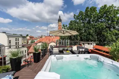 Image de Luxury Apartment: Rooftop View of Wawel