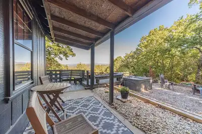Image de Tippy Top Retreat | Secluded Mountain View Cabin with Hot Tub, Decks, Games