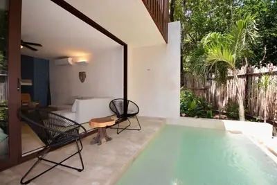 Image de Comfy Apr with WiFi, Ac, Private Pool in lovely Tulum