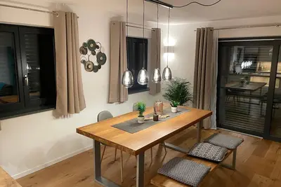 Image de Appartement 'Fewo Matzing - Beim Gartner' avec terrasse privée, jardin partagé et Wi-Fi