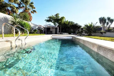 Image de Near Torreilles beach, villa with swimming pool, equipped summer kitchen, Wi-Fi