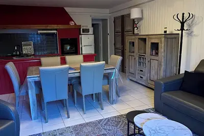 Image de Les 4 vents, grand T3 70m2, 6 pers, 2 chambres dans chalet individuel et clôturé