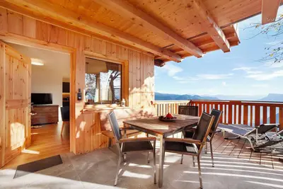 Image de Appartement 'Waldele Bichl Hauserhof' avec vue sur les montagnes, terrasse privée et Wi-Fi