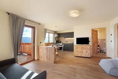 Image de Appartement \"Grillentol Hauserhof\" avec vue sur les montagnes, jardin partagé et Wi-Fi