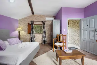 Image de Chambre 'Quarto 4 - Gojim Casa Rural' avec vue sur la montagne, Wi-Fi et climatisation