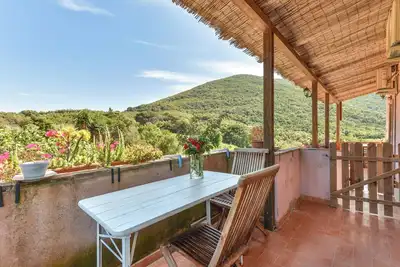 Image de Ferme 'Amandolo - Gorgona' avec vue sur la mer, Wi-Fi et climatisation
