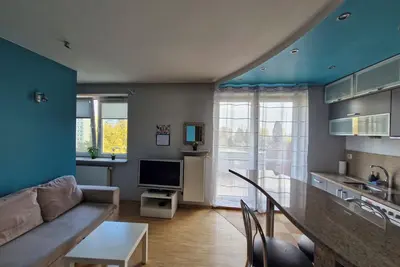 Image de Kobielska blue apartment in Warszawa with WiFi