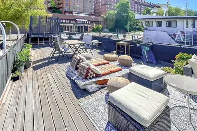 Image de Magnifique bateau à Stockholm avec vue sur la mer