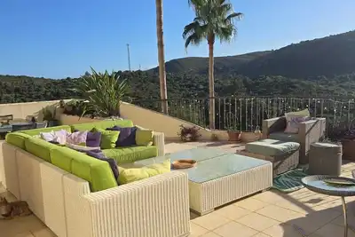 Image de Front line golf San Roque old course apartment. Family and pet friendly