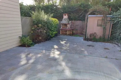 Image de maison située dans un clos à mi-chemin entre Nieuport bain et Nieuport ville