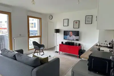 Image de Charmant 2 Pièces avec Balcon et Parking entre Paris et l’Aéroport